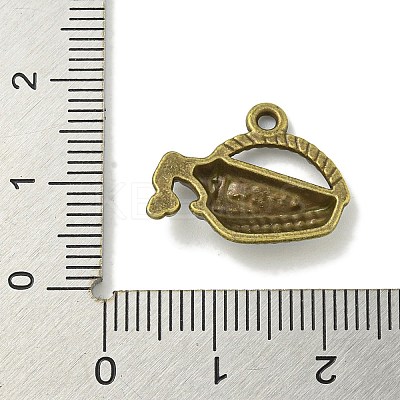 Tibetan Style Alloy Pendants TIBE-I026-6025A-AB-1