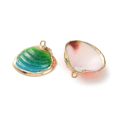 Sea Shell Pendants SSHEL-B002-07G-01-1