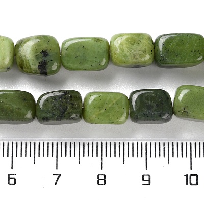 Natural Canadian Jade Beads Strands X-G-P497-01D-01-1