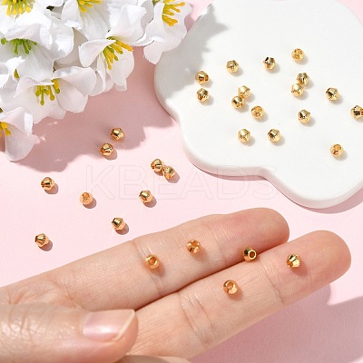SHEGRACE Brass Beads XGR0118G-125G-1