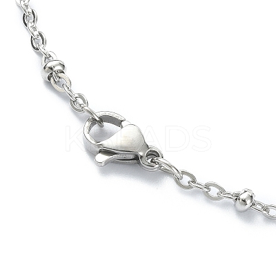 Non-Tarnish 304 Stainless Steel Pendant Necklace for Girl Women NJEW-JN04280-02-1