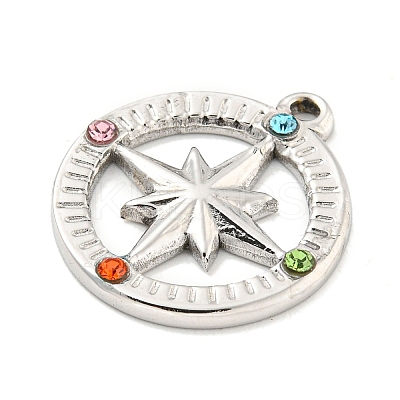 304 Stainless Steel Pendants STAS-L278-027P-1