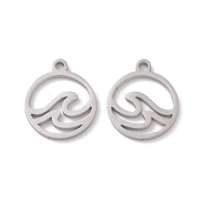Non-Tarnish 201 Stainless Steel Charms STAS-G281-01P-01-1