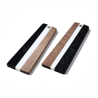Resin & Walnut Wood Pendants RESI-S389-073A-A01-1
