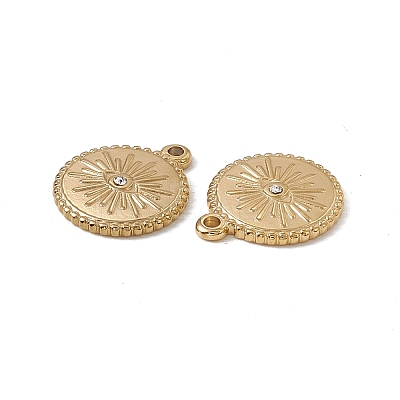 PVD Vacuum Plating 201 Stainless Steel Charms STAS-J401-VC542-1