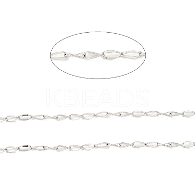 Non-Tarnish 304 Stainless Steel Link Chains STAS-D084-37P-1