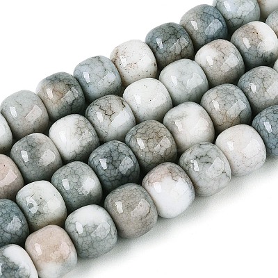 Ombre Effect Dyed Glass Beads Strands GLAA-N067-01A-14-1