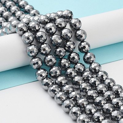 Terahertz Stone Beads Strands G-P514-D01-01-1