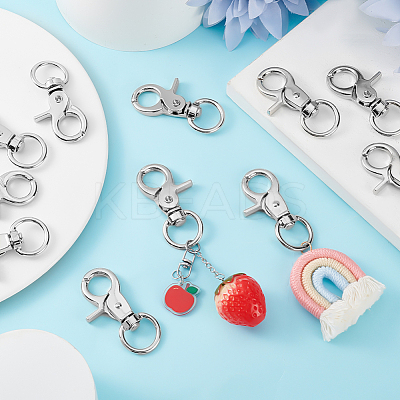 20Pcs Zinc Alloy Swivel Lobster Claw Clasps FIND-GA0003-53A-1