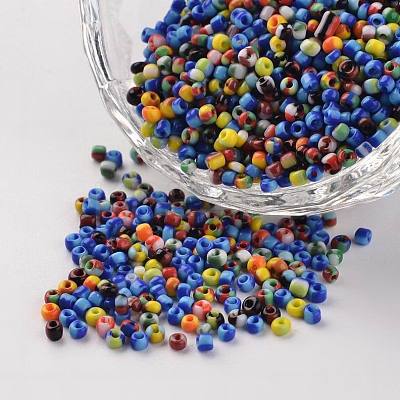 12/0 Opaque Colours Seep Glass Beads SEED-J019-02-1