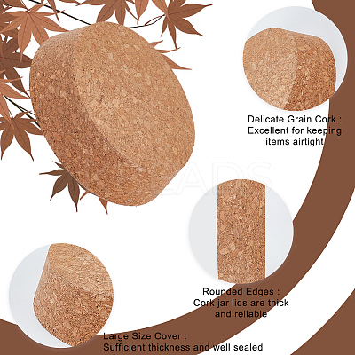 Cork Bottle Stoppers FIND-WH0422-53-1