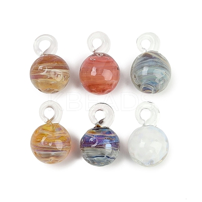 Handmade Lampwork Pendants LAMP-Q005-07-1