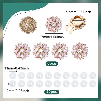 Alloy Cufflinks & 4-Hole Plastic Buttons HJEW-NB00246-1