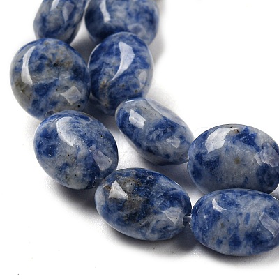 Natural Blue Spot Jasper Beads Strands G-M420-D08-01-1