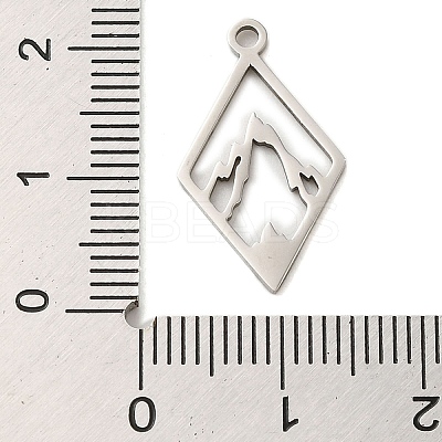 Non-Tarnish 304 Stainless Steel Pendants LS-STAS-S123-01P-02-1