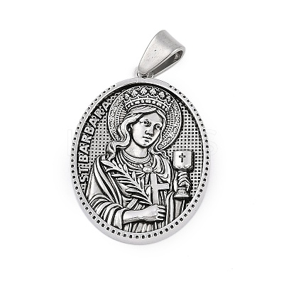 304 Stainless Steel Pendants STAS-M103-01AS-07-1