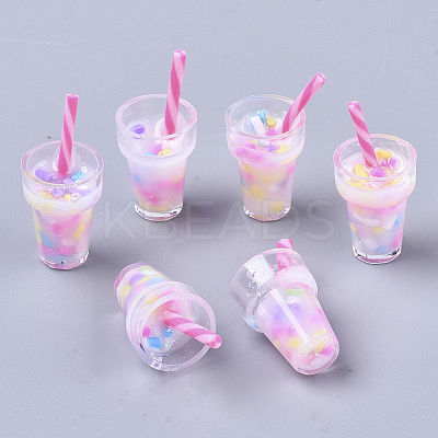 Epoxy Resin Pendants A-CRES-N025-09-1