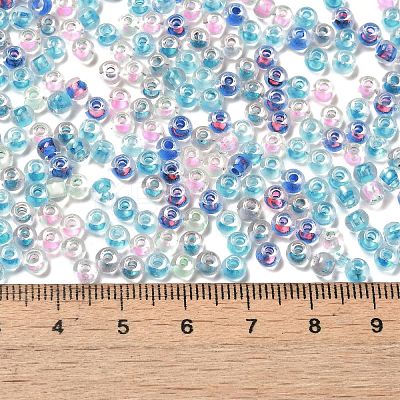 Transparent Glass Round Seed Beads SEED-B001-05A-07-1