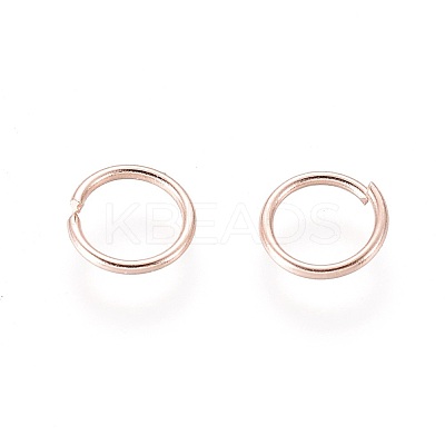 304 Stainless Steel Open Jump Rings STAS-O098-01RG-10-1