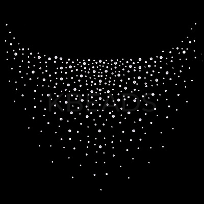 Glitter Hotfix Rhinestone LS-DIY-WH0899-278-1