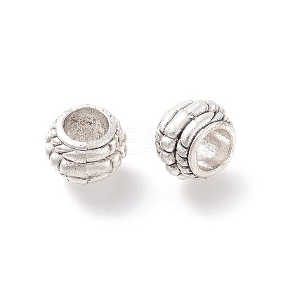 Tibetan Style Alloy European Beads PALLOY-F257-02AS-1