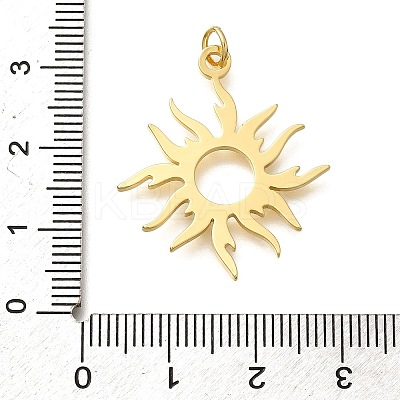 Brass Pendants KK-Q043-26G-1