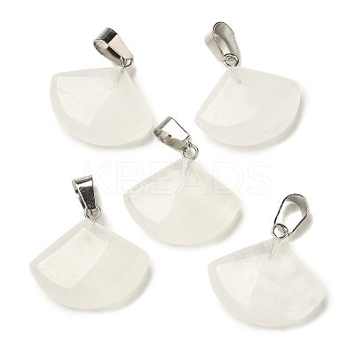 Natural Quartz Crystal Pendants G-Z067-05P-03-1