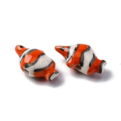 Handmade Porcelain Beads PORC-R002-02F-1