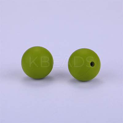 Round Silicone Focal Beads LS-SI-JX0046A-23-1