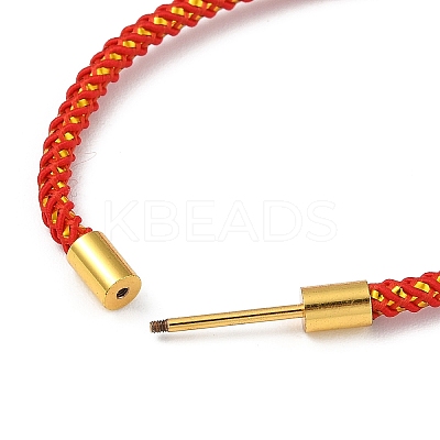 Braided Nylon Cord Bracelet Making MAK-L043-01G-11-1