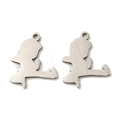 Non-Tarnish 316 Surgical Stainless Steel Pendants STAS-G325-09P-1