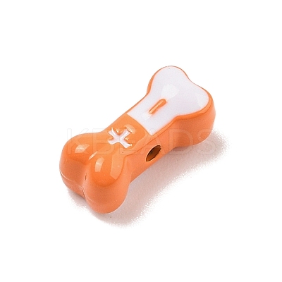 Spray Painted Alloy Beads ENAM-D067-03C-RS-1