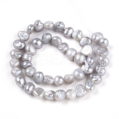 Natural Cultured Freshwater Pearl Beads Strands PEAR-N014-03I-01-1