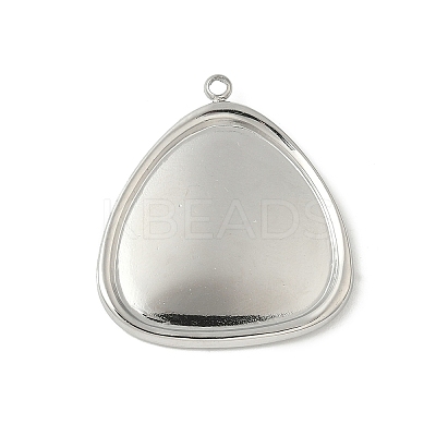 304 Stainless Steel Pendant Cabochon Settings for Enamel LS-STAS-L293-03P-1