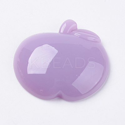 Colorful Acrylic Cabochons PAH032Y-5-1
