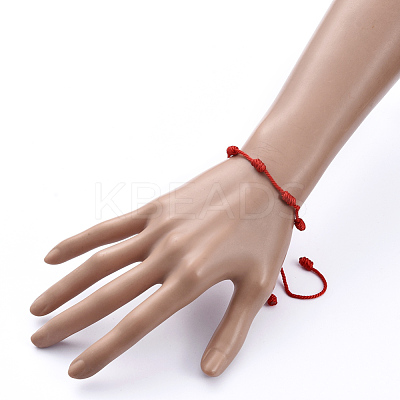 7 Knot Lucky Bracelets BJEW-JB05252-03-1