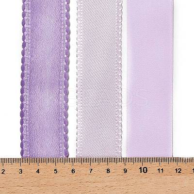 9 Yards 3 Styles Polyester Ribbon SRIB-A014-I04-1
