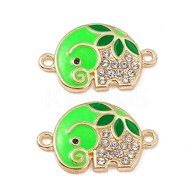 Alloy Crystal Rhinestone Connector Charms FIND-C019-31KCG-1
