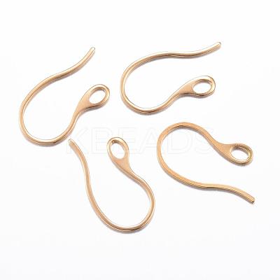 Ion Plating(IP) 304 Stainless Steel Earring Hooks STAS-H383-28G-1