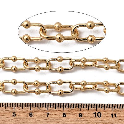 Alloy Oval Link Chains CHC-P013-06G-01-1