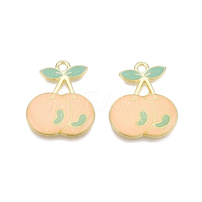 Light Gold Plated Alloy Enamel Pendants LS-PALLOY-N176-25C-RS-1