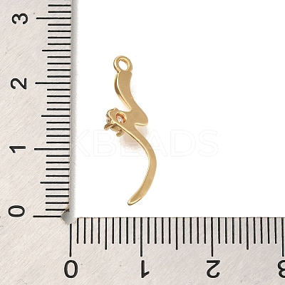 Brass Micro Pave Cubic Zirconia Pendants KK-M301-15G-1