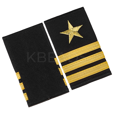 1 Pair Polyester Sailor Epaulettes DIY-BC0017-21C-1