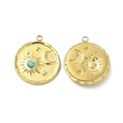 Natural Turquoise Pendants STAS-J401-VC604-1