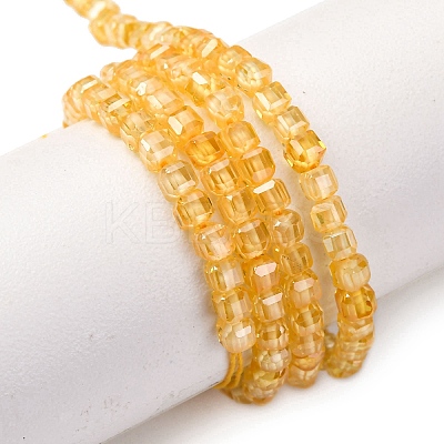 Cubic Zirconia Bead Strands ZIRC-P109-01B-02-1