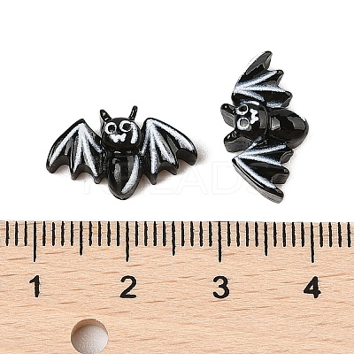 Halloween Theme Opaque Resin Cabochons CRES-M037-07D-1