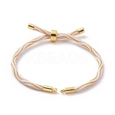 Nylon Cord Silder Bracelets MAK-C003-03G-09-1