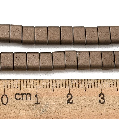 Electroplated Non-magnetic Synthetic Hematite Beads Strands G-C106-B01-09B-1