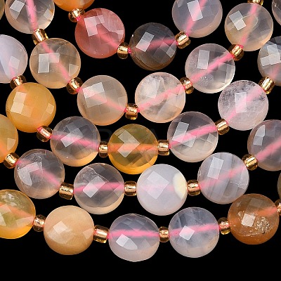 Natural Red Agate Beads Strands G-K389-B90-01-1