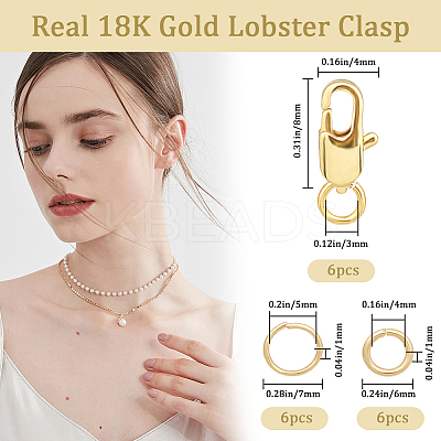 Rack Plating Brass Lobster Claw Clasps KK-BBC0009-98-1